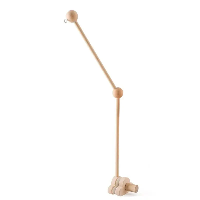 Wooden Baby Rattle Crib Mobile Holder for Newborns