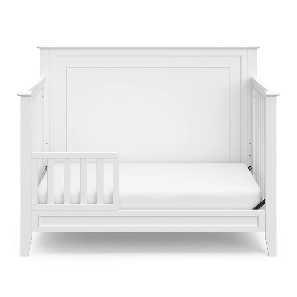 Solstice 5-In-1 Convertible Baby Crib, White